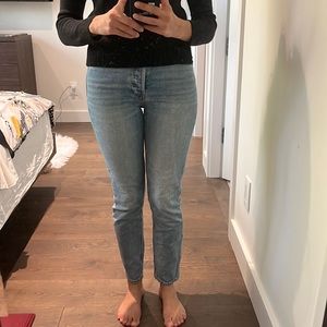 Denim Forum Yoko High Rise Slim Jeans 24W